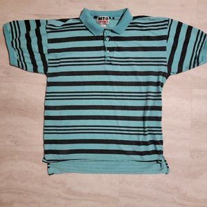 Vintage MTO Sport 100% Cotton Mens Polo Shirt